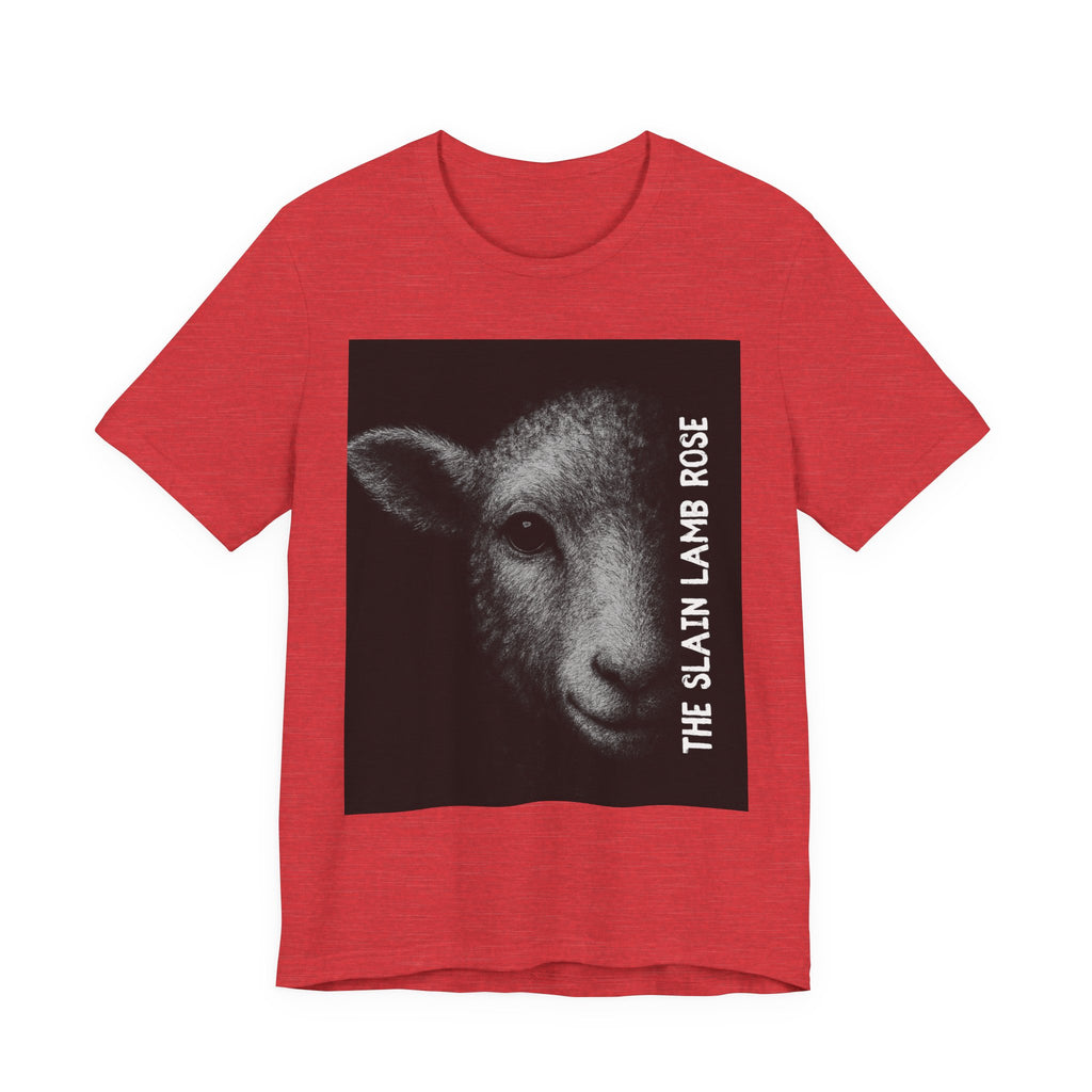 The Slain Lamb Rose Christian T-Shirt