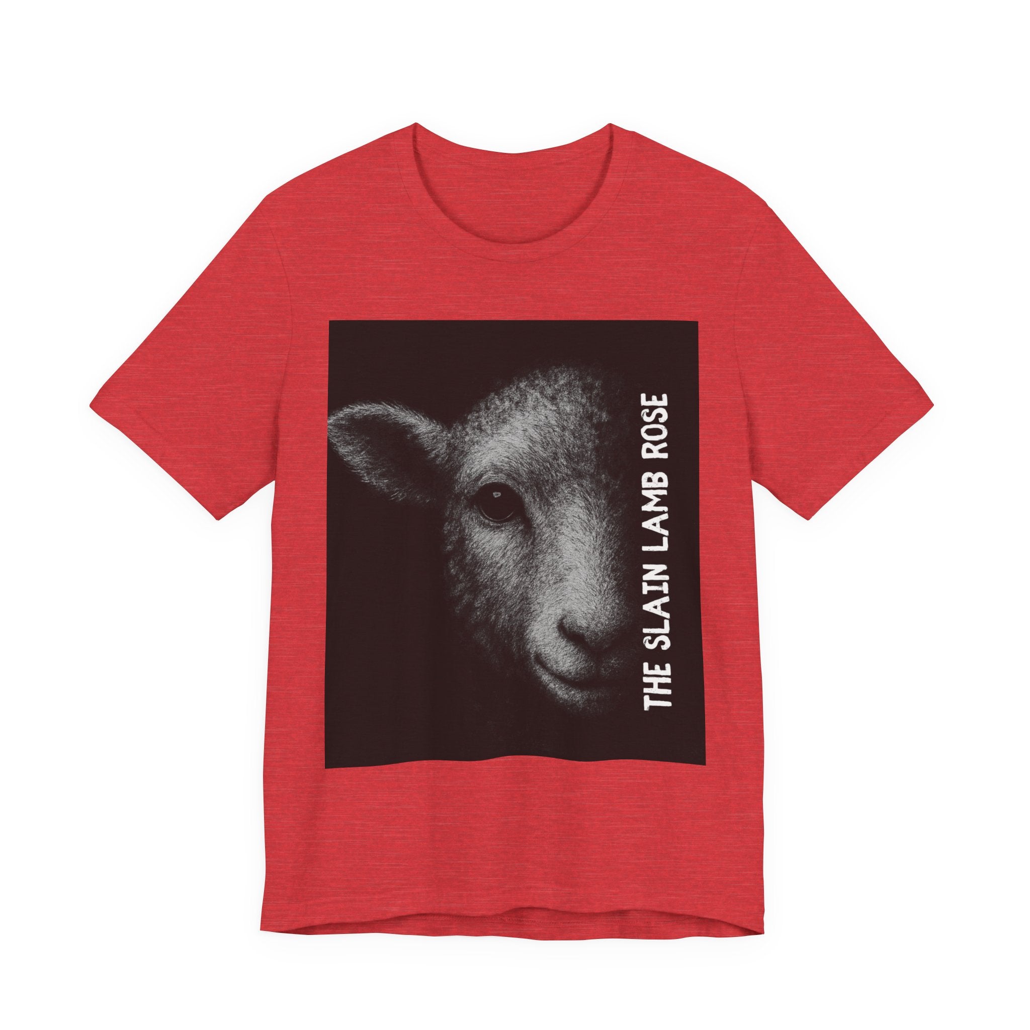 The Slain Lamb Rose Christian T-Shirt