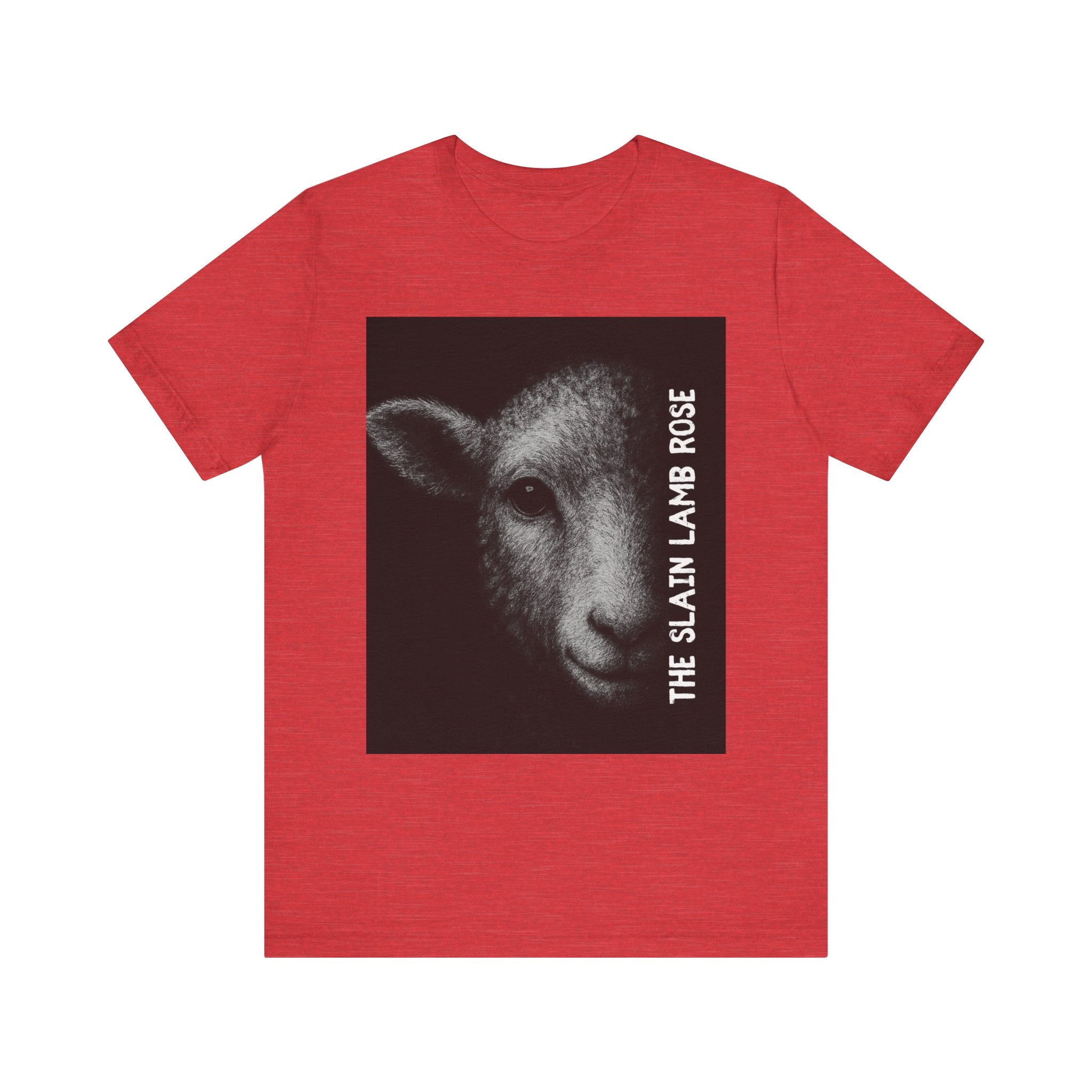 The Slain Lamb Rose Christian T-Shirt