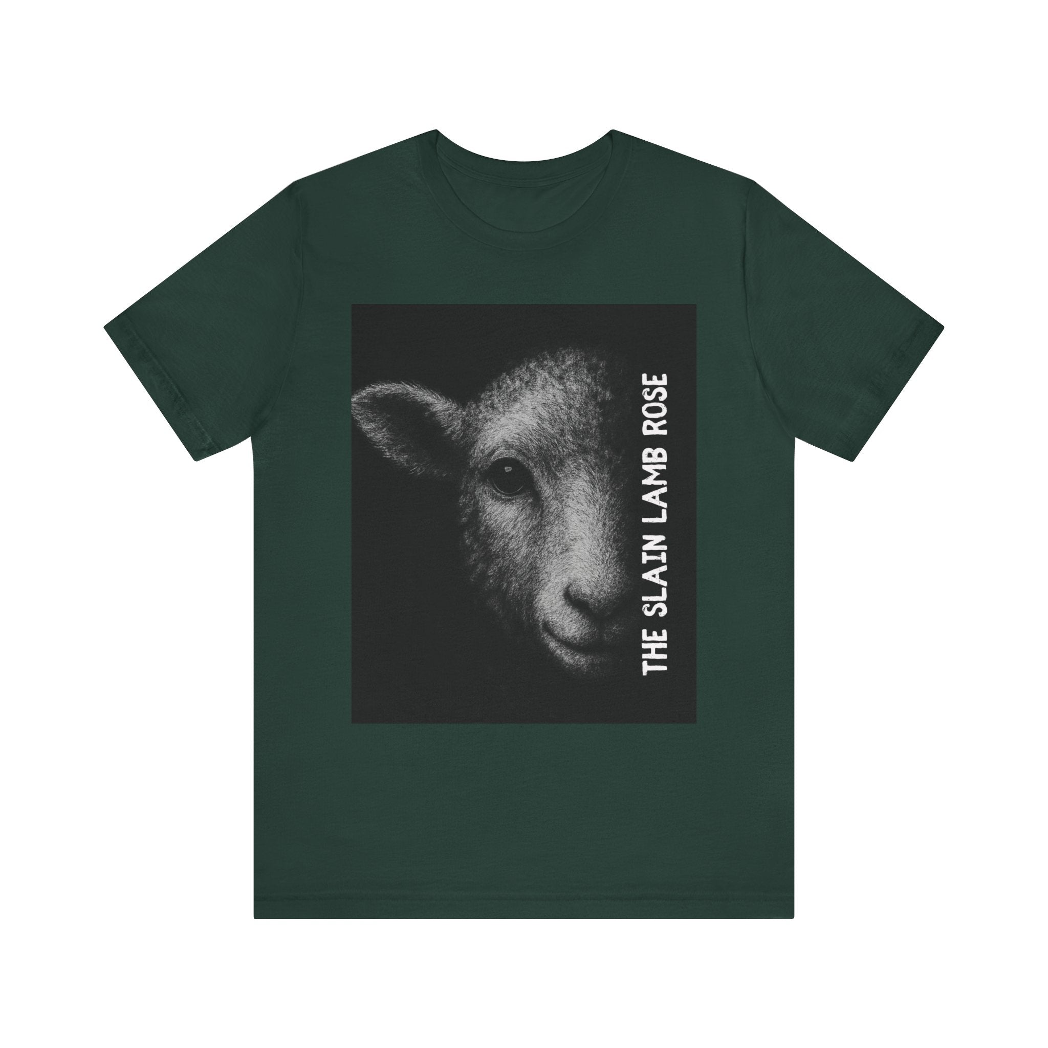 The Slain Lamb Rose Christian T-Shirt