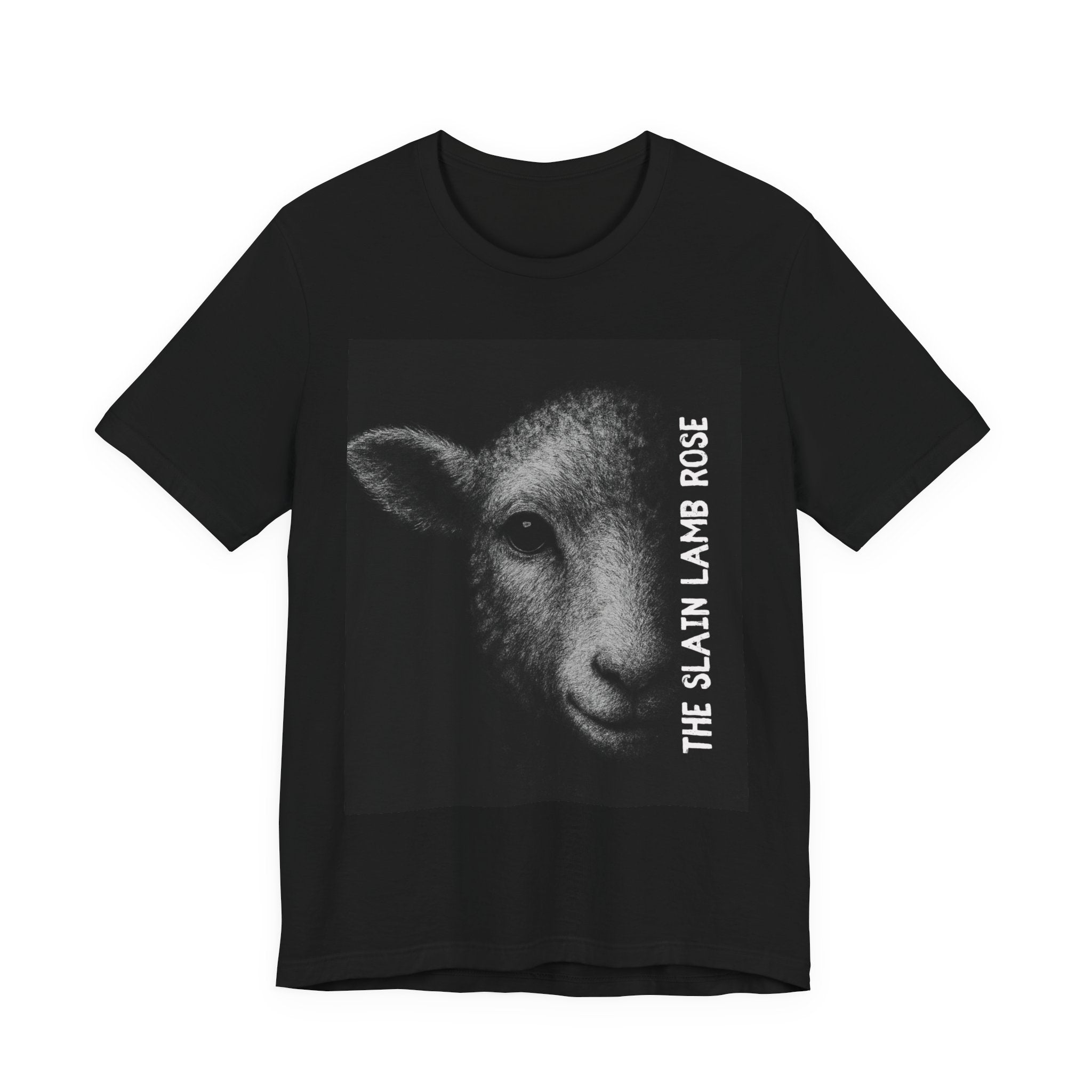 The Slain Lamb Rose Christian T-Shirt
