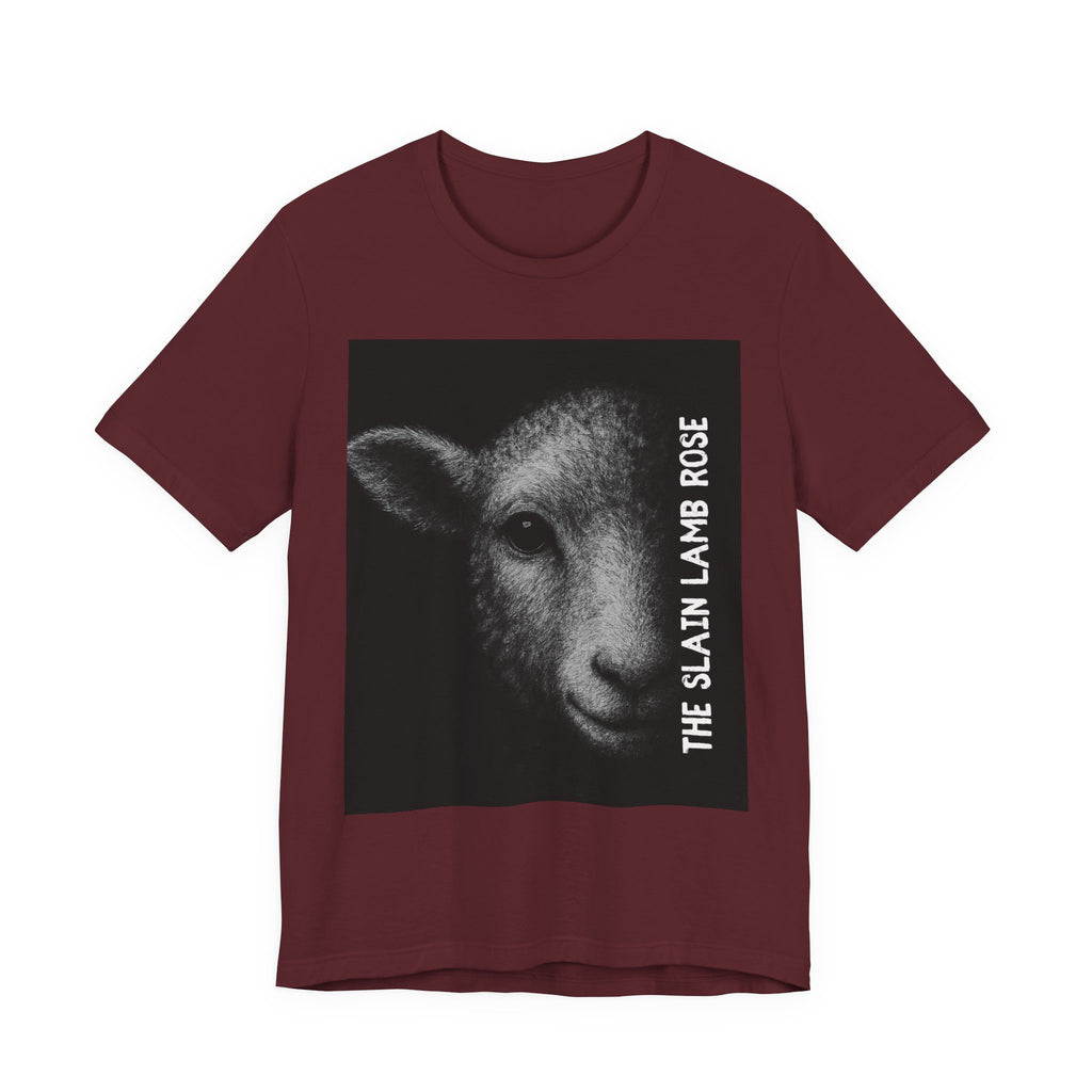 The Slain Lamb Rose Christian T-Shirt