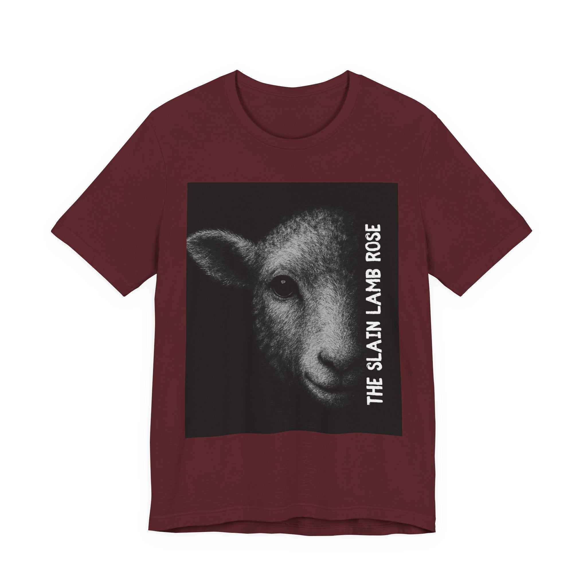 The Slain Lamb Rose Christian T-Shirt