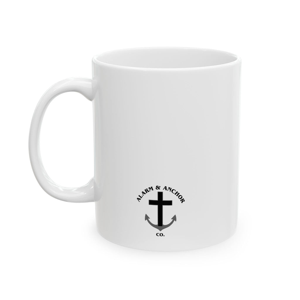 The Slain Lamb Rose Ceramic Coffee Cup (11oz, 15oz)