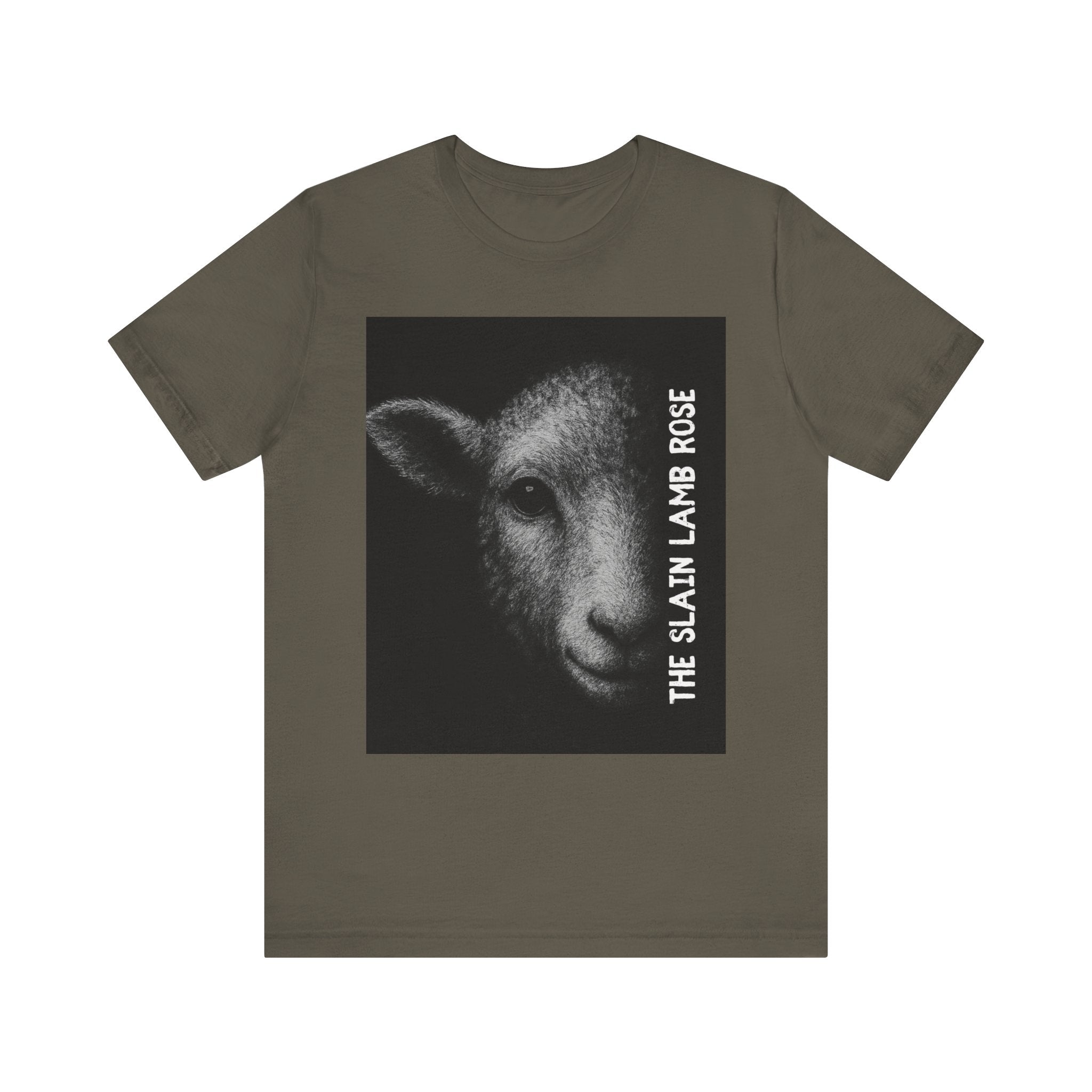 The Slain Lamb Rose Christian T-Shirt