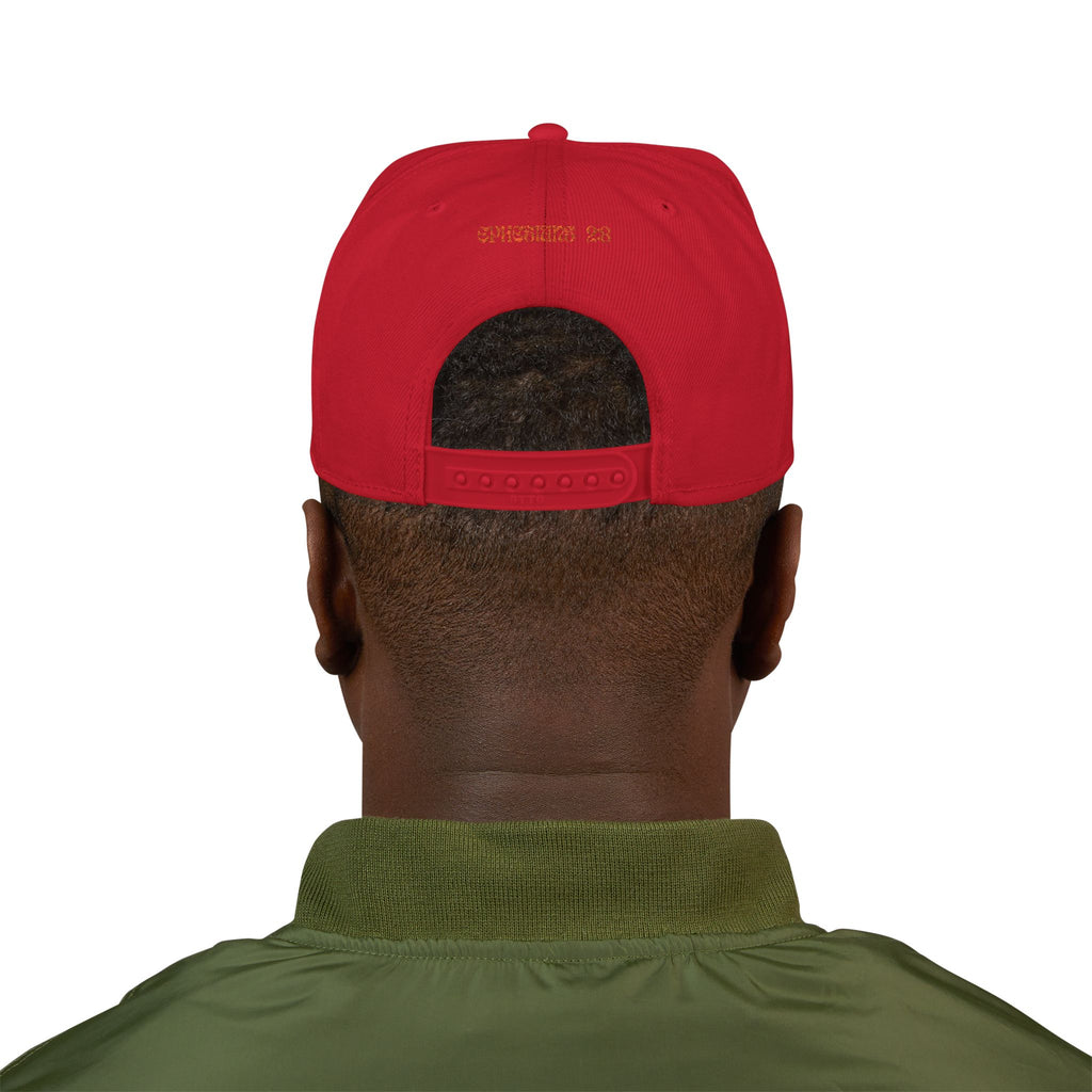Saved By Grace Embroidered Snapback Hat
