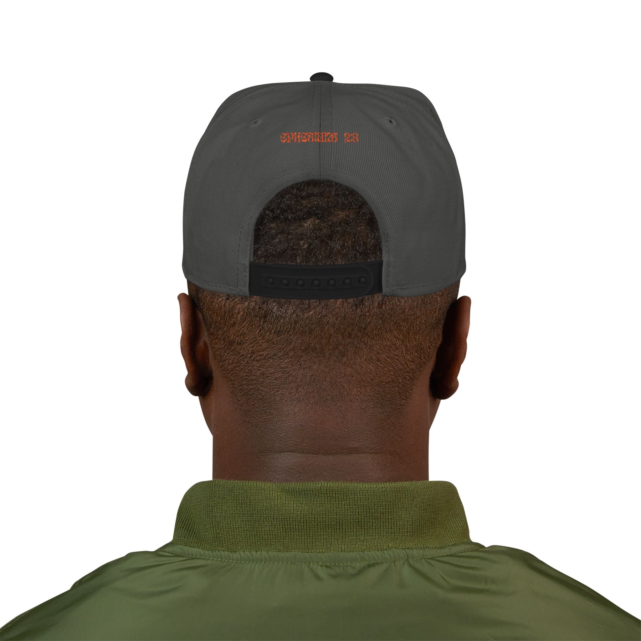 Saved By Grace Embroidered Snapback Hat