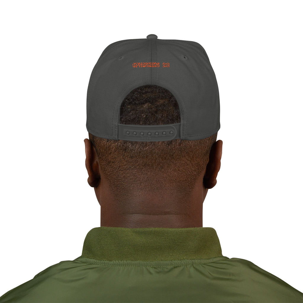 Saved By Grace Embroidered Snapback Hat