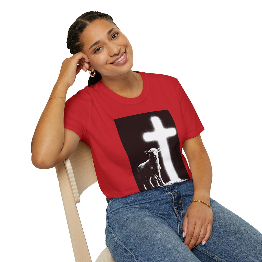Christian Lamb T-Shirt — 'The Slain Lamb' Faith Graphic Tee