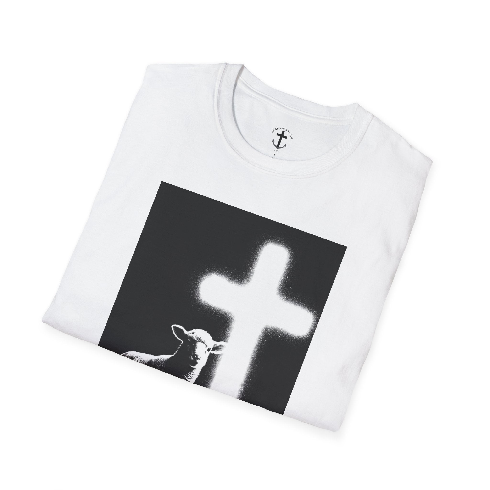 Christian Lamb T-Shirt — 'The Slain Lamb' Faith Graphic Tee
