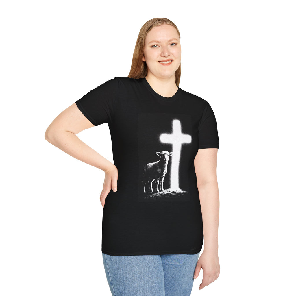 Christian Lamb T-Shirt — 'The Slain Lamb' Faith Graphic Tee
