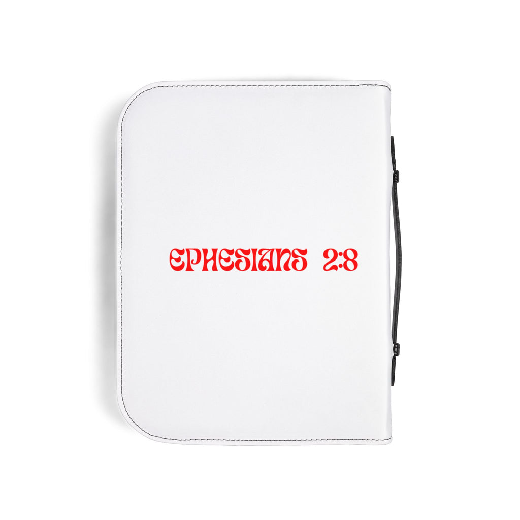 Saved by Grace Bible Cover — Ephesians 2:8 Zippered Bible Case