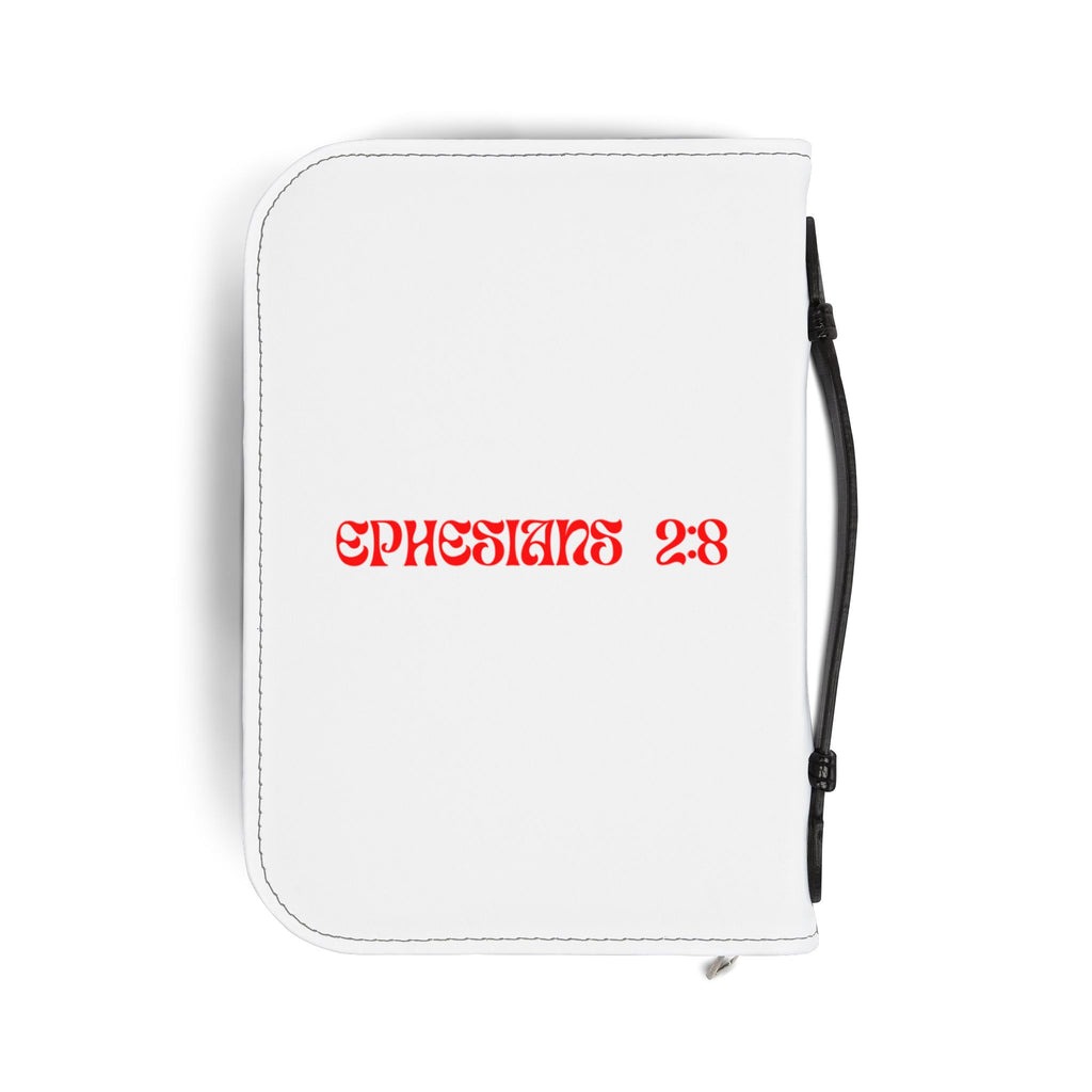 Saved by Grace Bible Cover — Ephesians 2:8 Zippered Bible Case