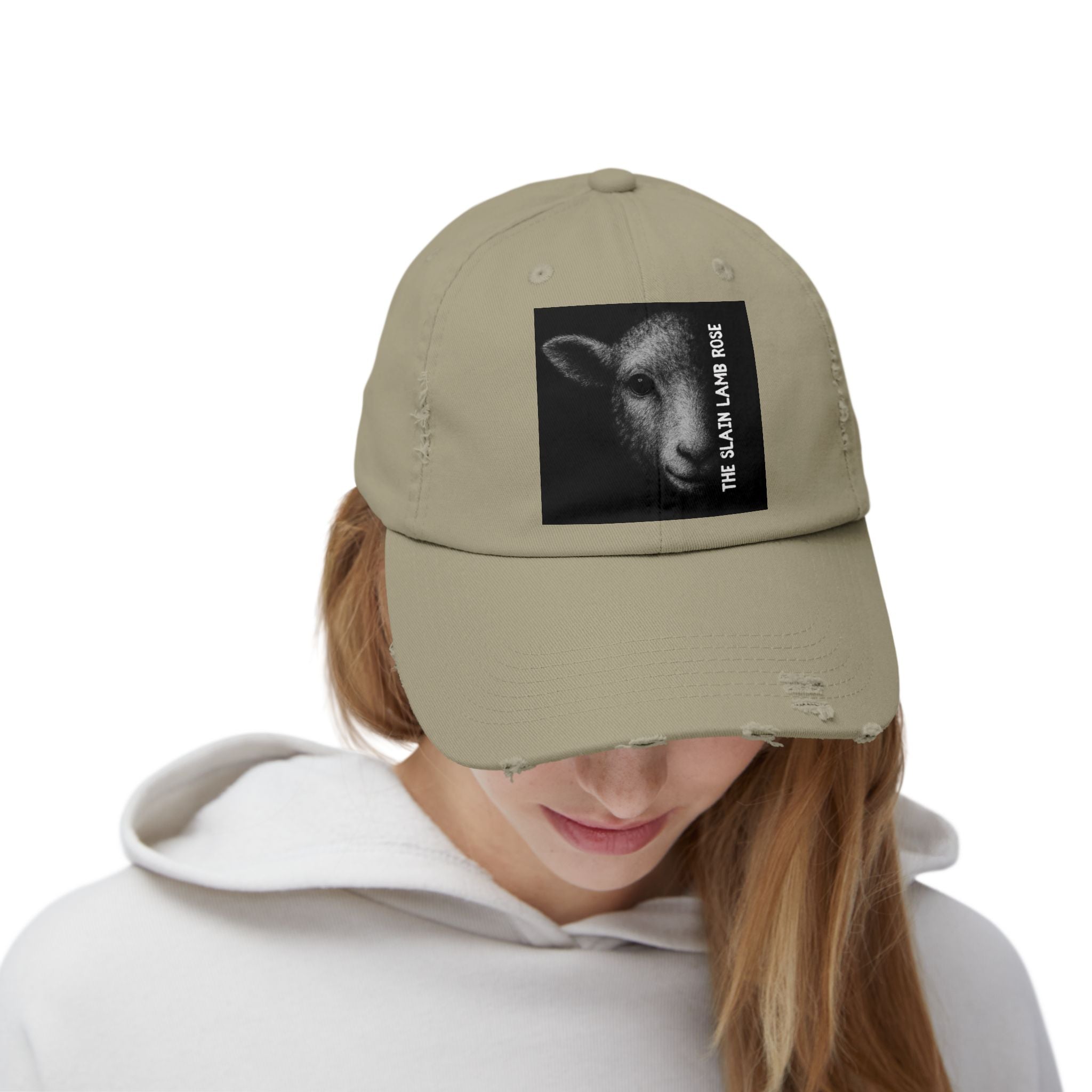 The Slain Lamb Rose Vintage Cap