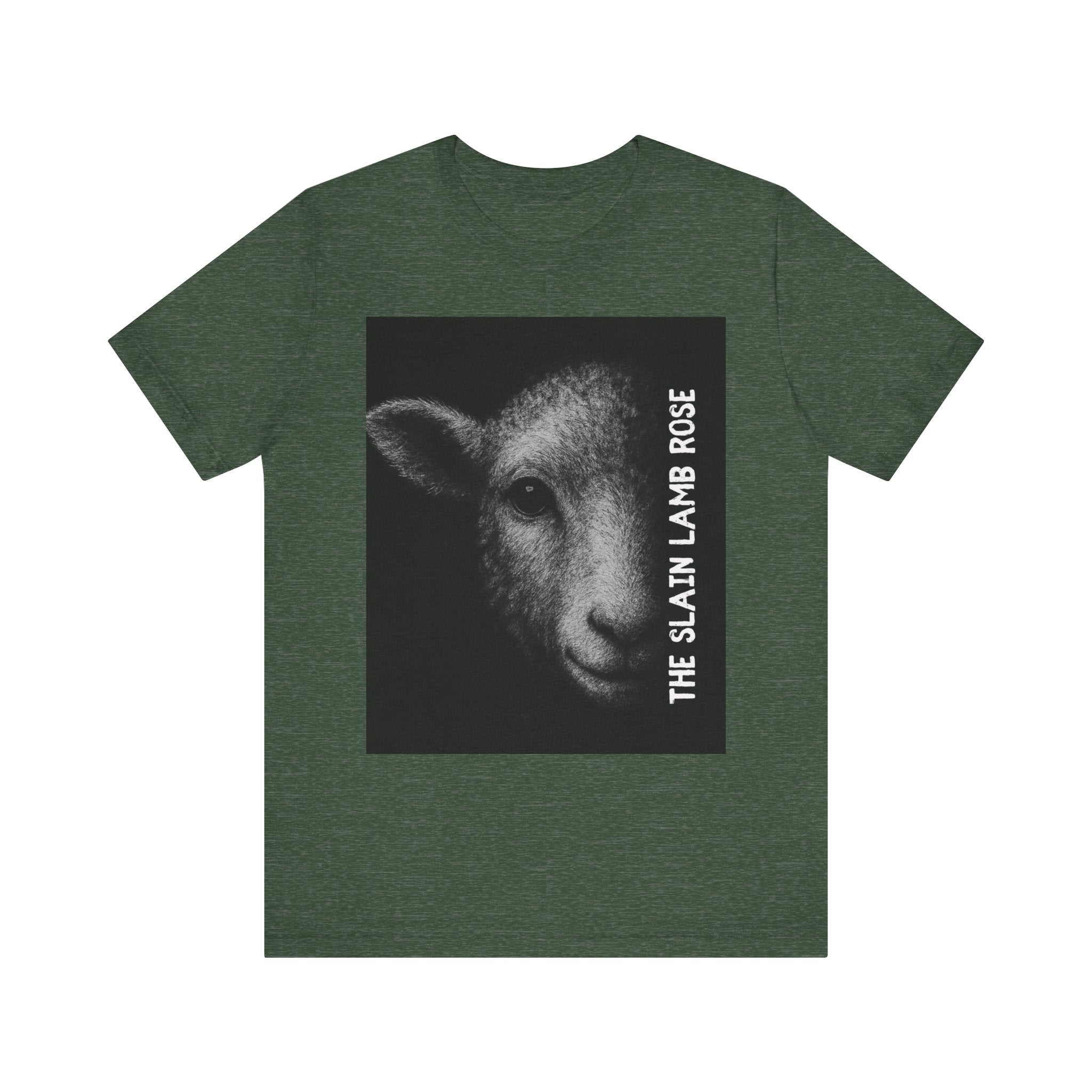 The Slain Lamb Rose Christian T-Shirt