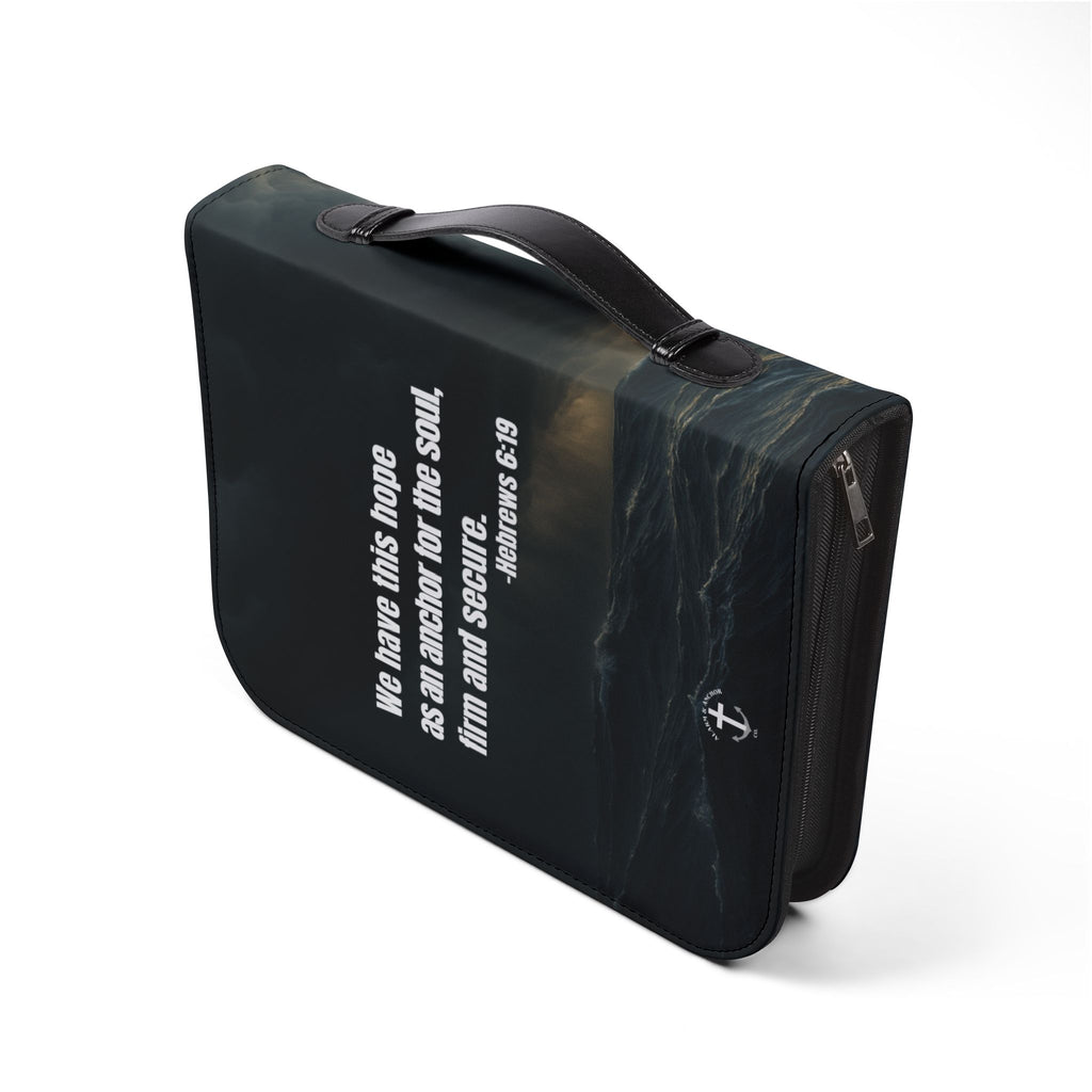 Bible Cover — 'Hope as an Anchor' Sailboat Zippered Bible Cover