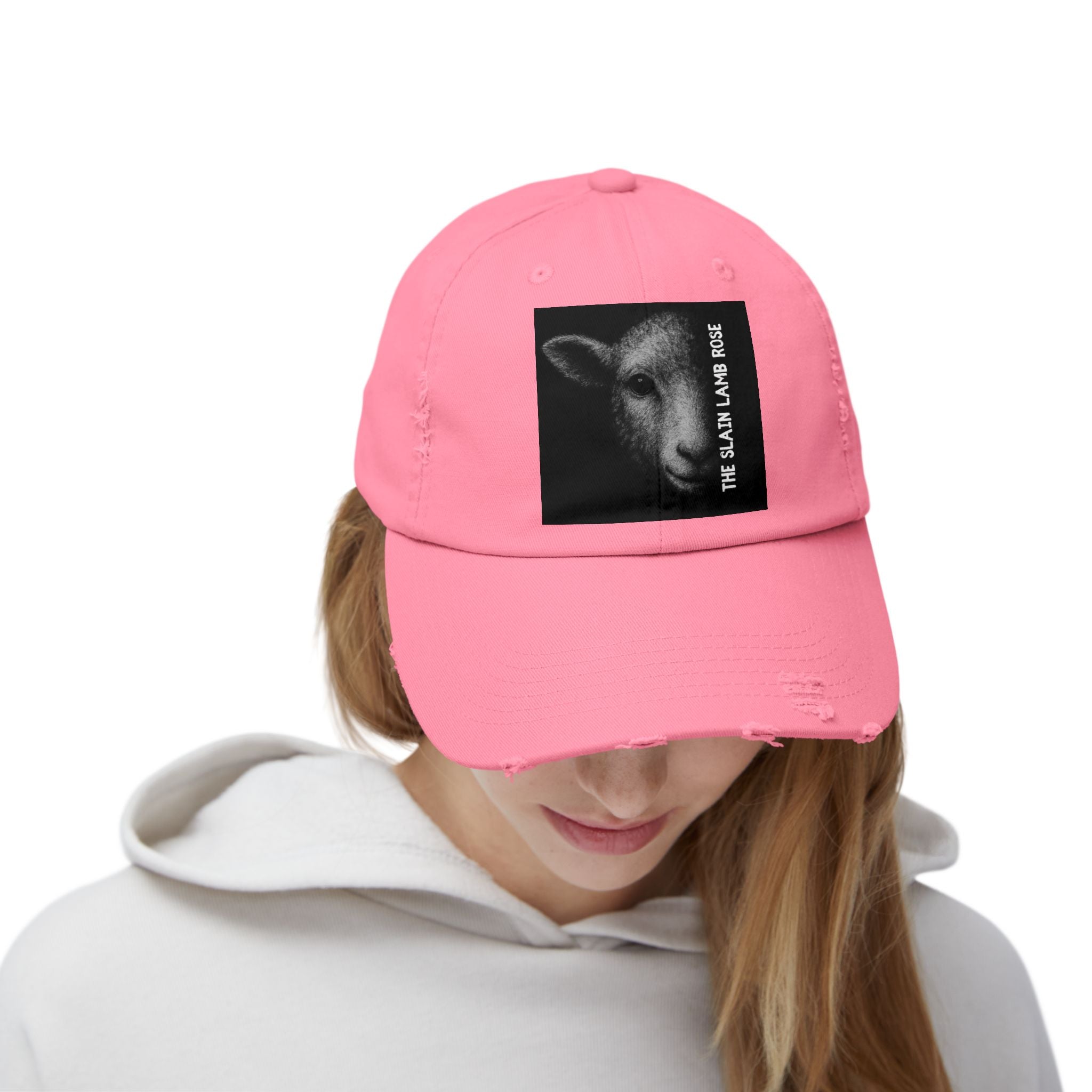 The Slain Lamb Rose Vintage Cap