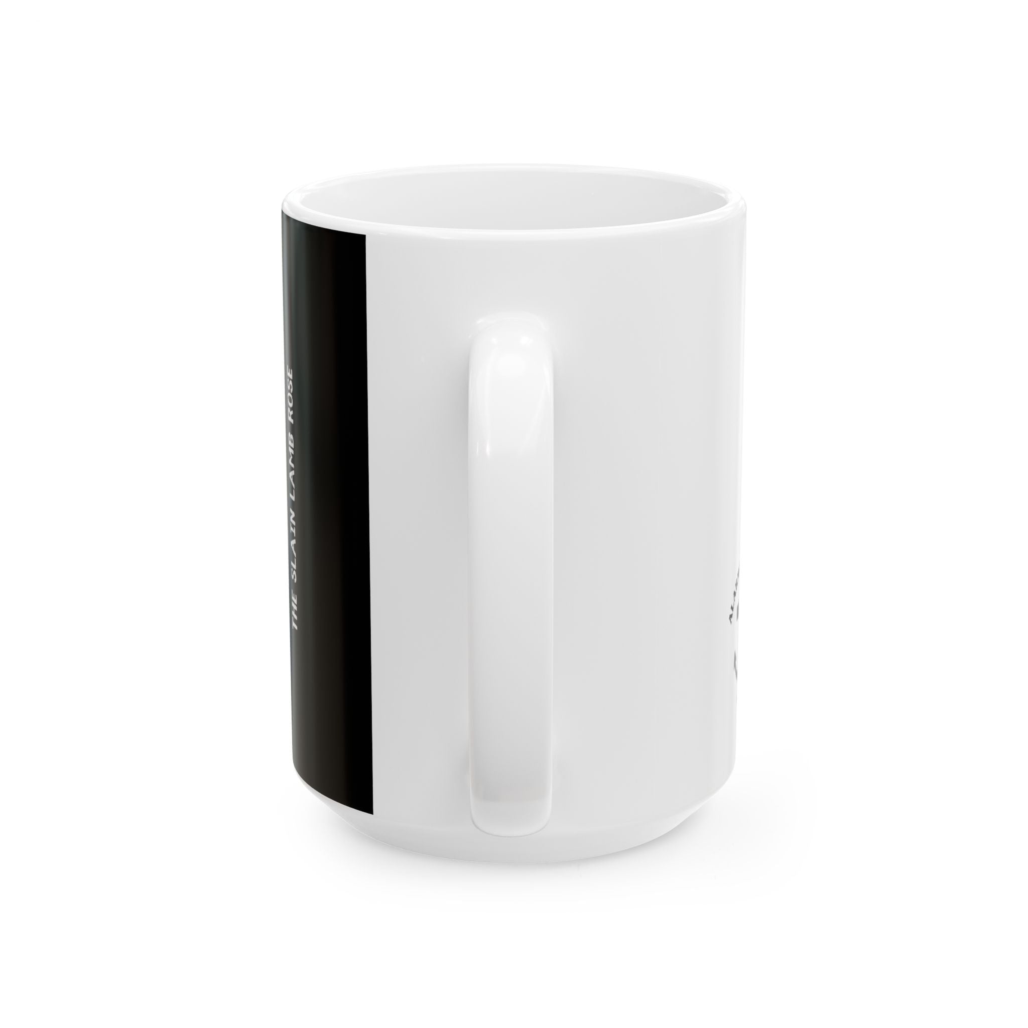 The Slain Lamb Rose Ceramic Coffee Cup (11oz, 15oz)