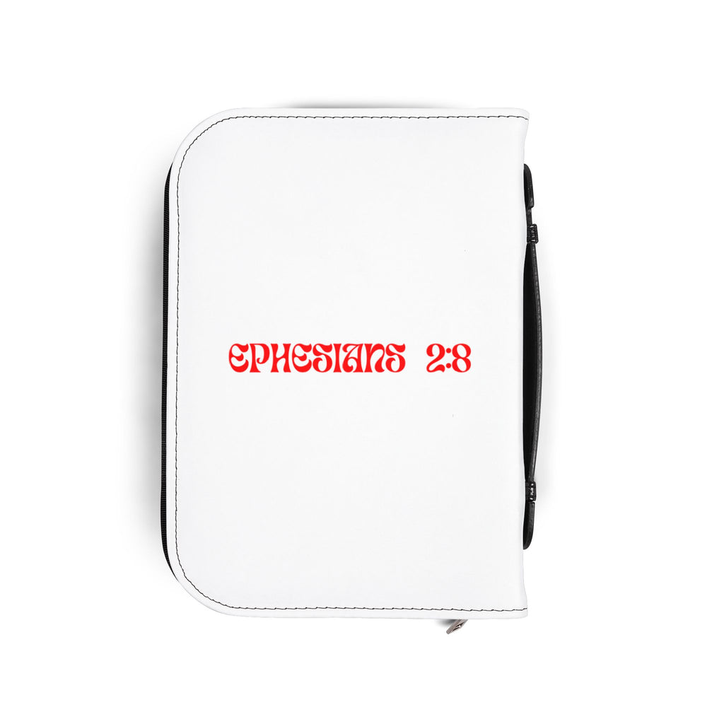 Saved by Grace Bible Cover — Ephesians 2:8 Zippered Bible Case