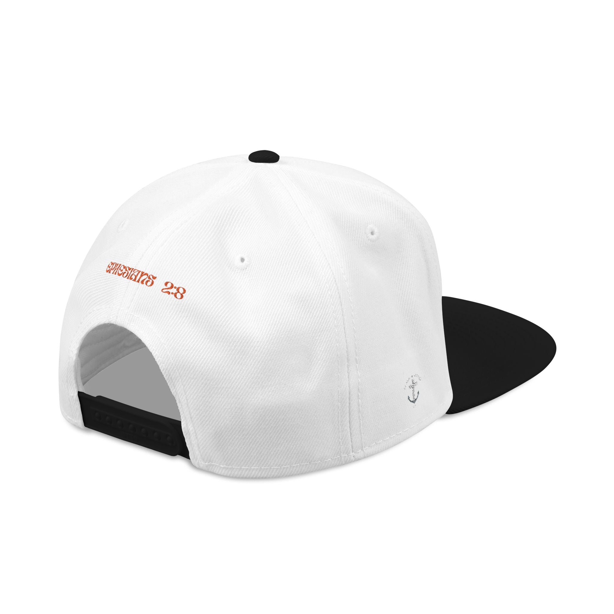 Saved By Grace Embroidered Snapback Hat