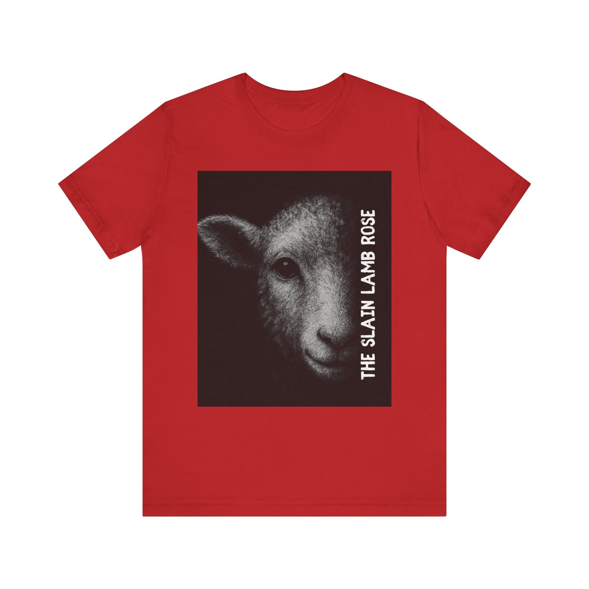 The Slain Lamb Rose Christian T-Shirt