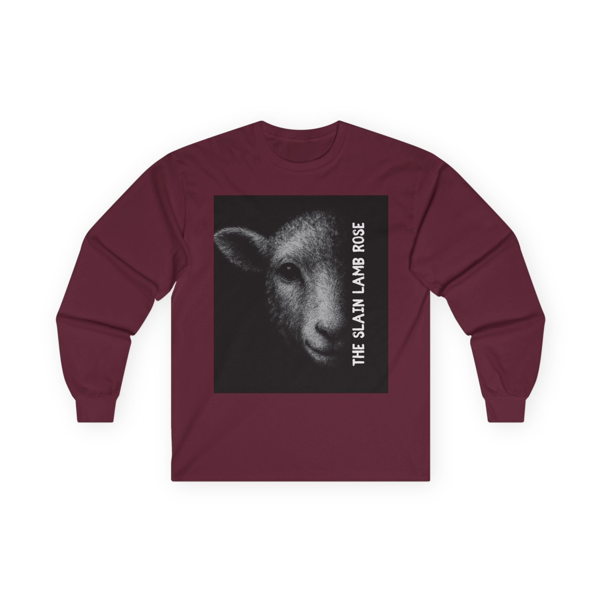 The Slain Lamb Rose long sleeve tee