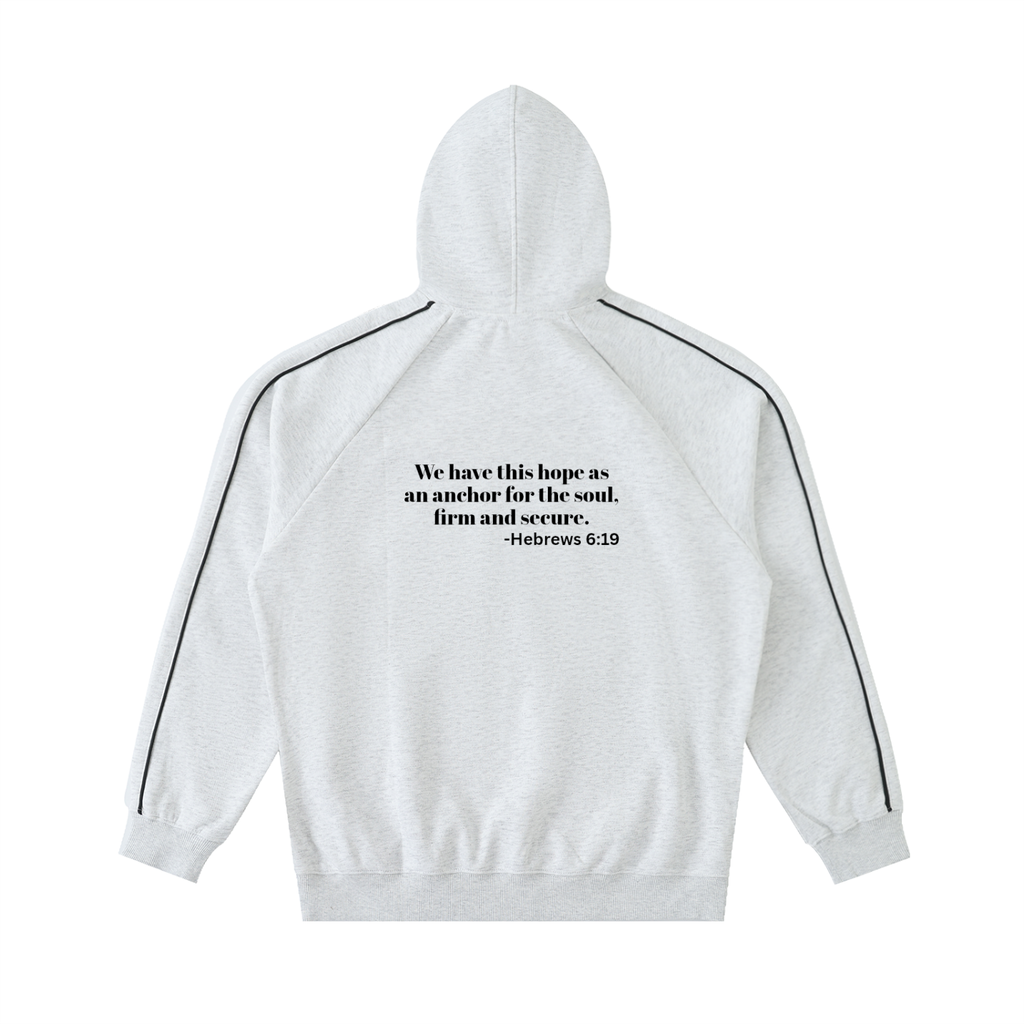 Alarm & Anchor Piping Raglan Hoodie