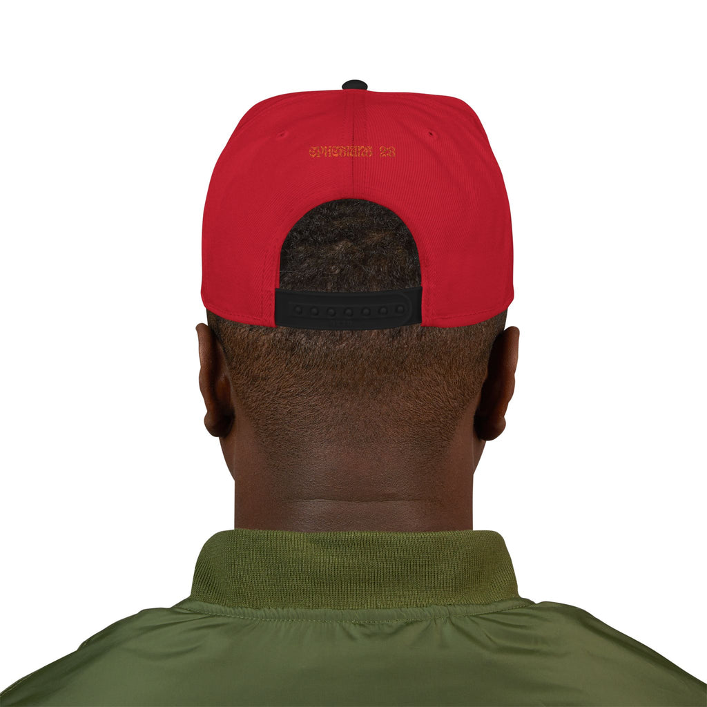 Saved By Grace Embroidered Snapback Hat