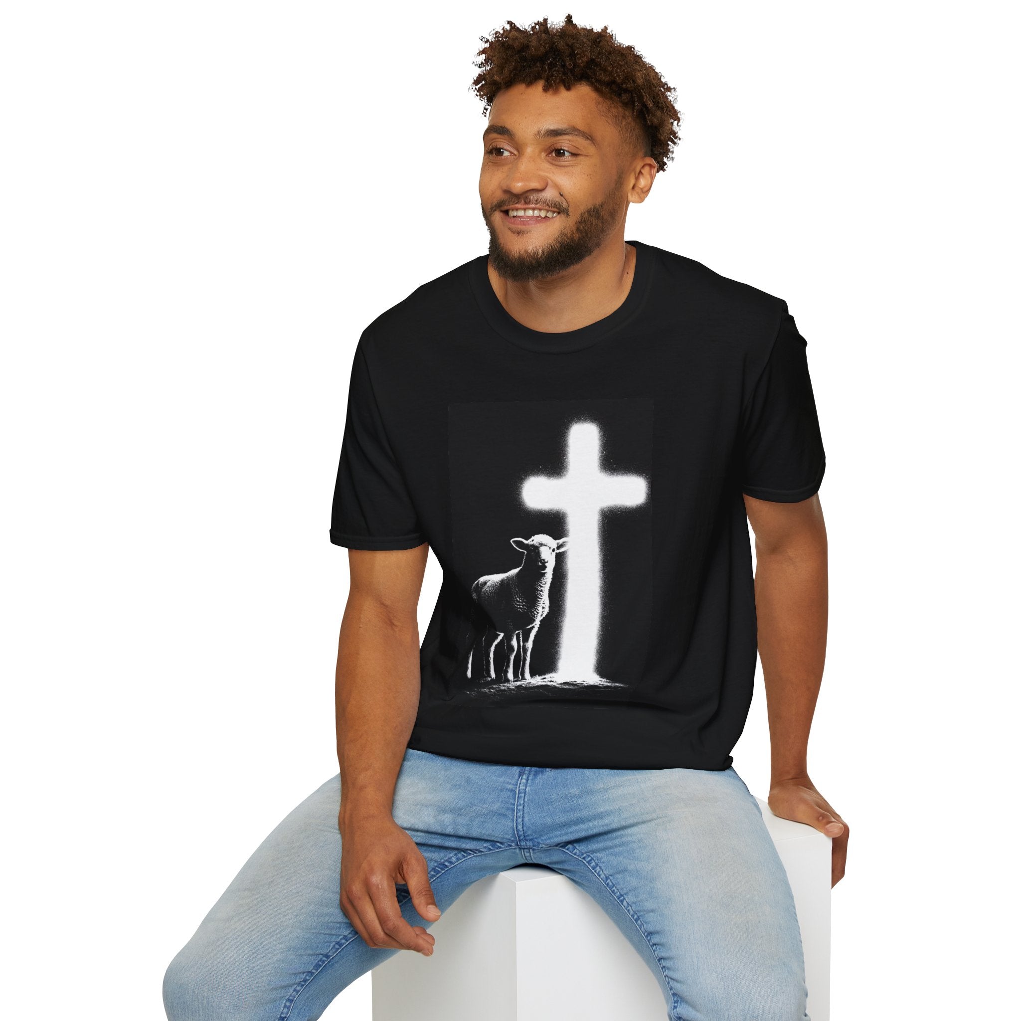 Christian Lamb T-Shirt — 'The Slain Lamb' Faith Graphic Tee