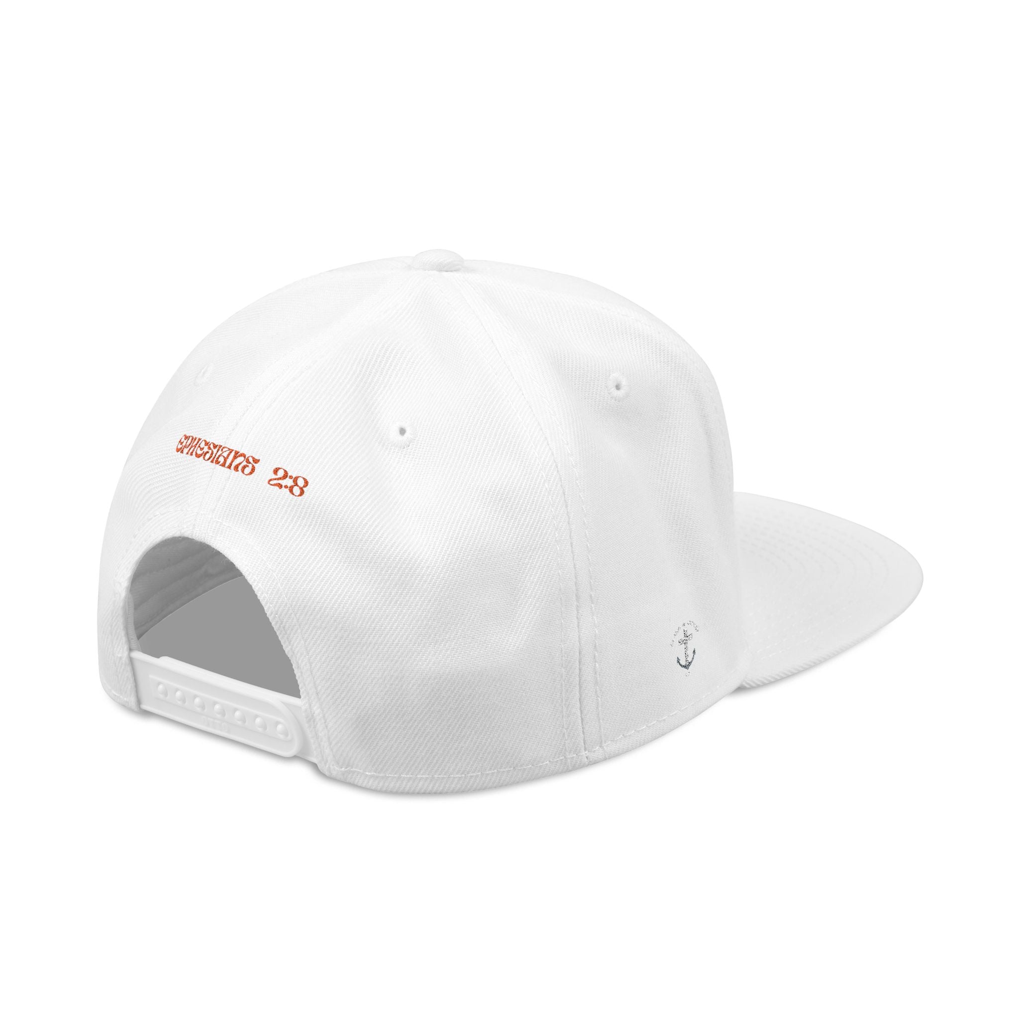 Saved By Grace Embroidered Snapback Hat