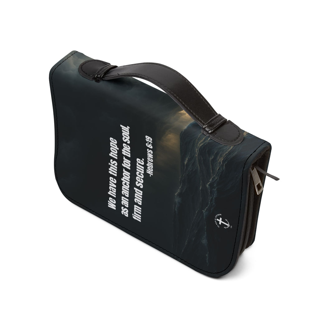 Bible Cover — 'Hope as an Anchor' Sailboat Zippered Bible Cover
