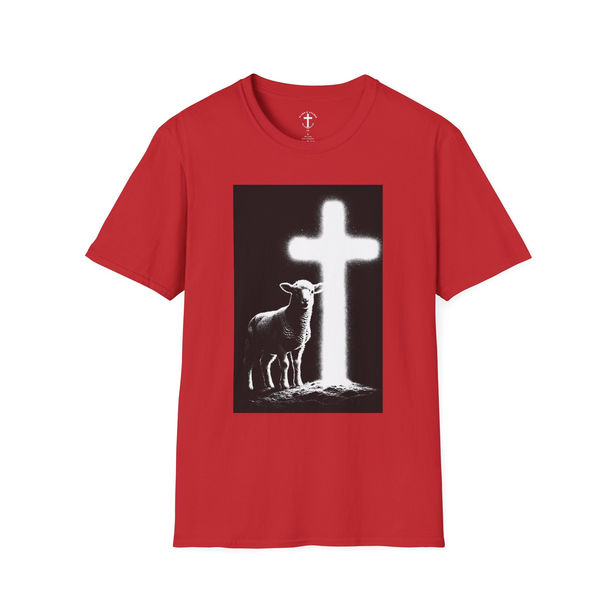 Christian Lamb T-Shirt — 'The Slain Lamb' Faith Graphic Tee