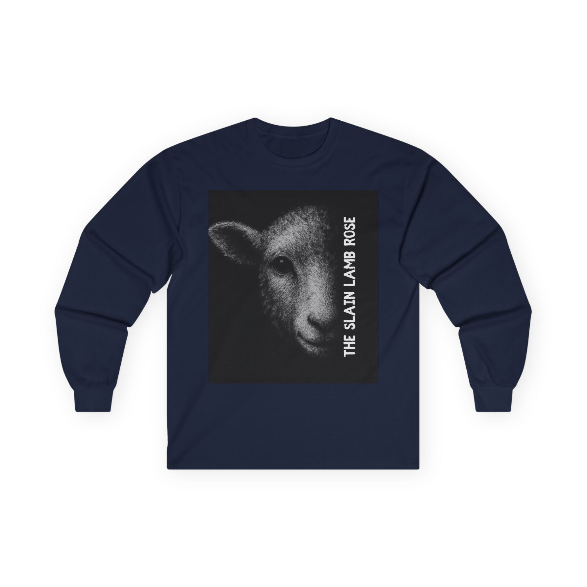 The Slain Lamb Rose long sleeve tee