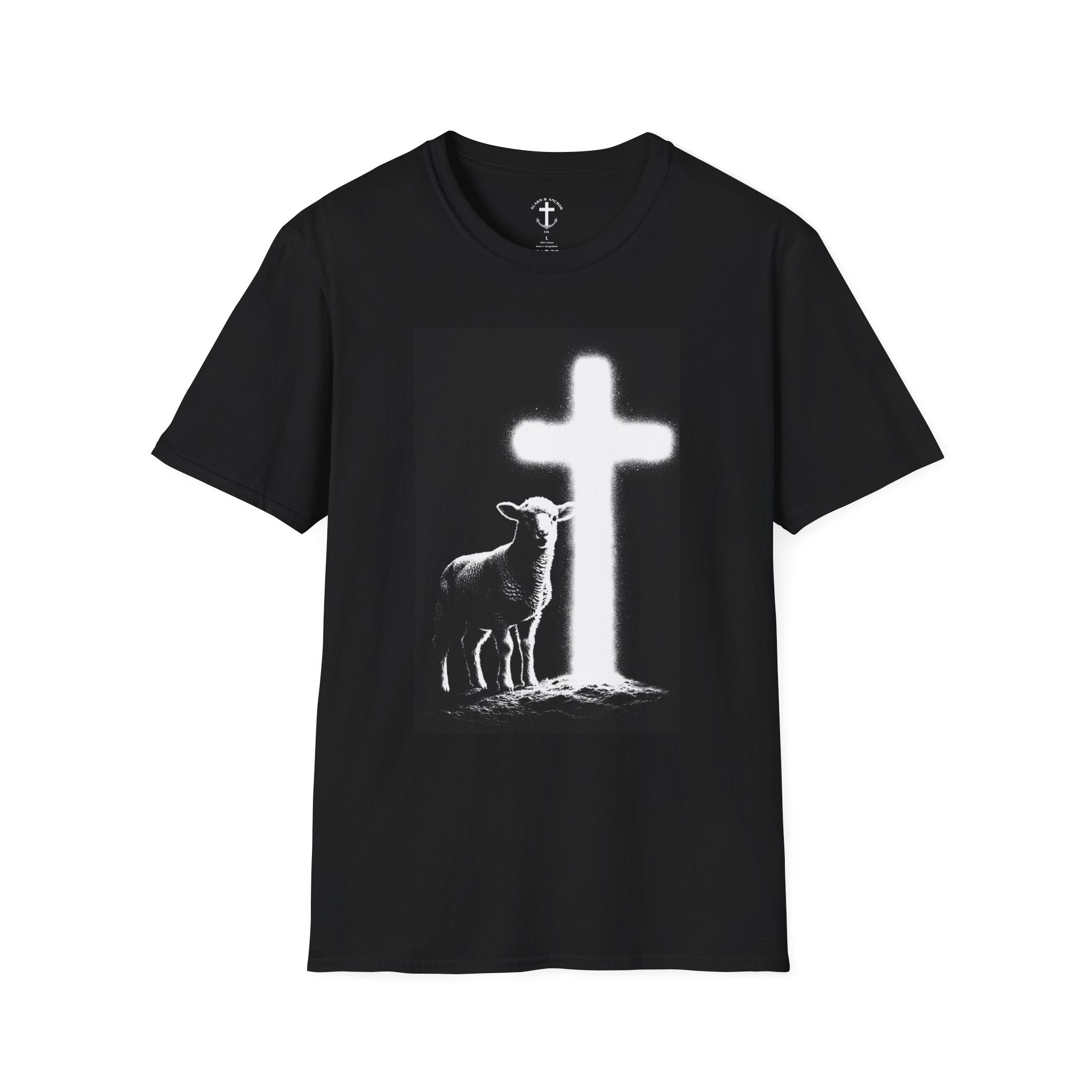 Christian Lamb T-Shirt — 'The Slain Lamb' Faith Graphic Tee