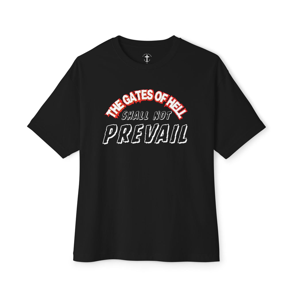 Graphic Tee — “The Gates of Hell Shall Not Prevail” Vintage Gothic T‑Shirt