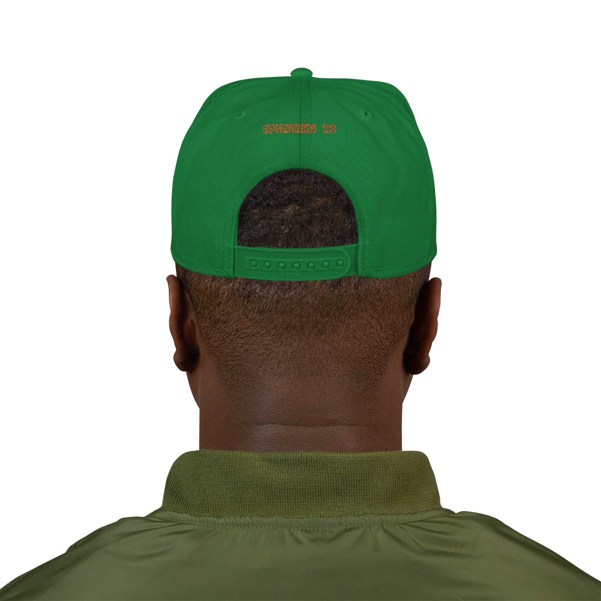 Saved By Grace Embroidered Snapback Hat