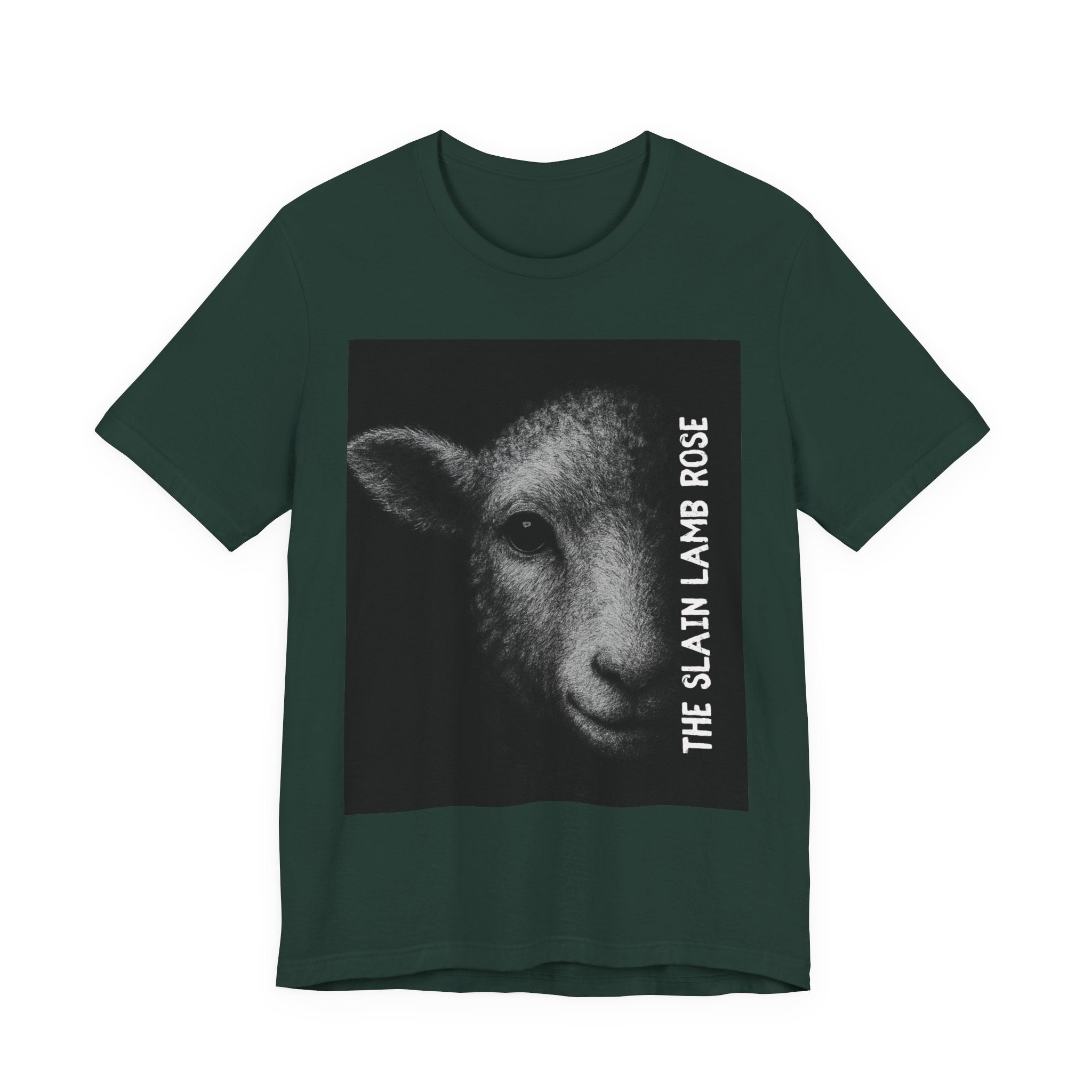 The Slain Lamb Rose Christian T-Shirt