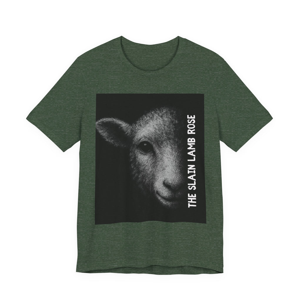 The Slain Lamb Rose Christian T-Shirt
