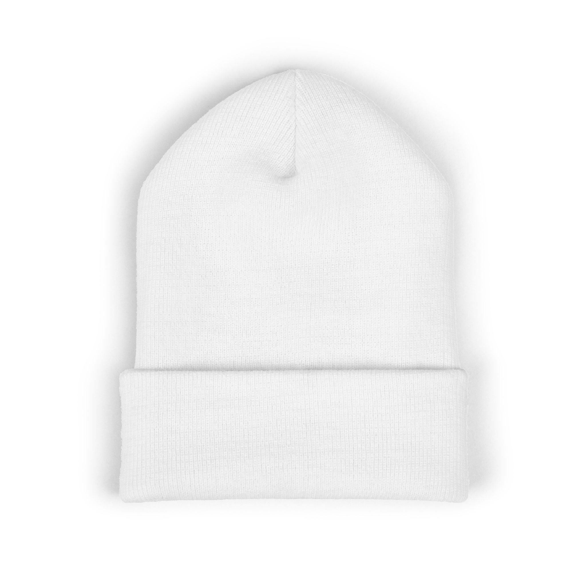 By Grace Alone Metal Embroidered Beanie — Classic Cuffed Winter Hat
