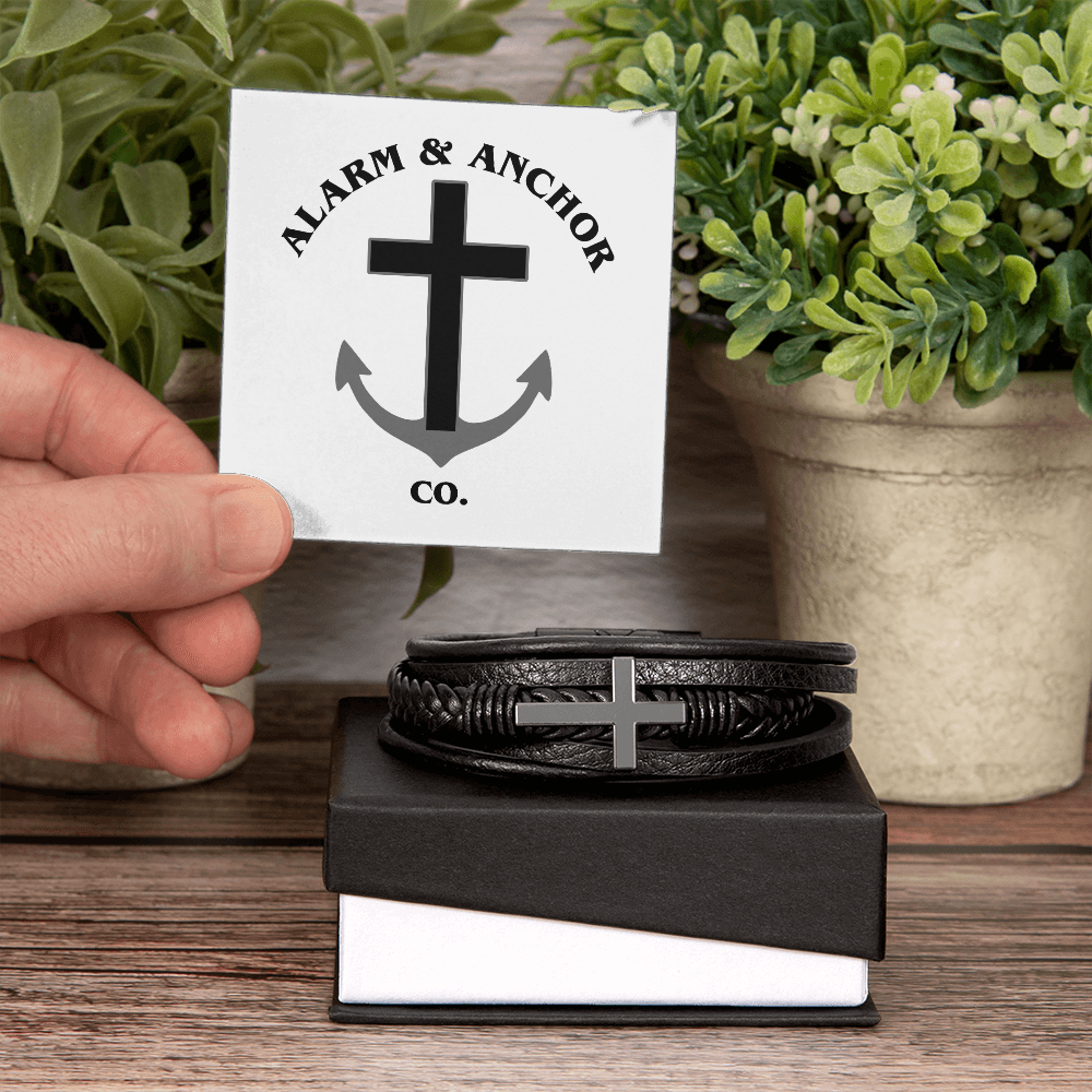 Forged in Faith Cross Bracelet